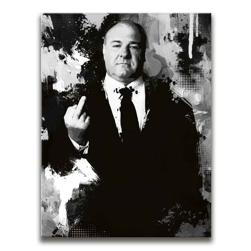 One Finger, One Message - Black and White