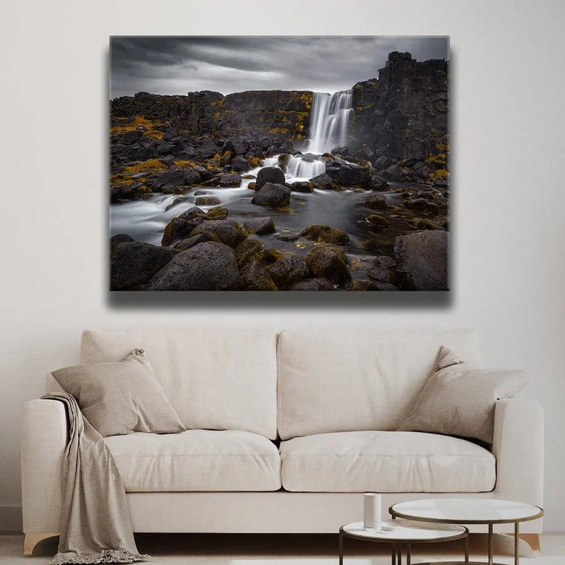 Oxararfoss Waterfall - Iceland