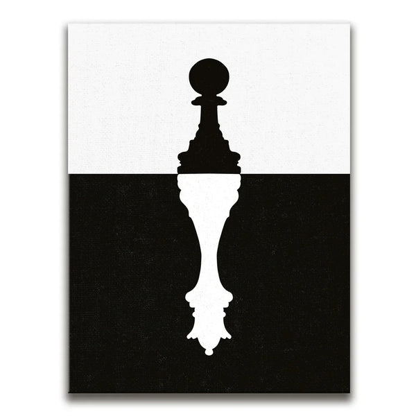 Pawns Become Queens - Black And White