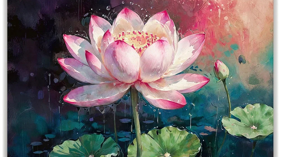 Peaceful Lotus Flower