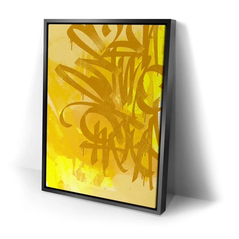 Pineapple Yellow - Calligraphy