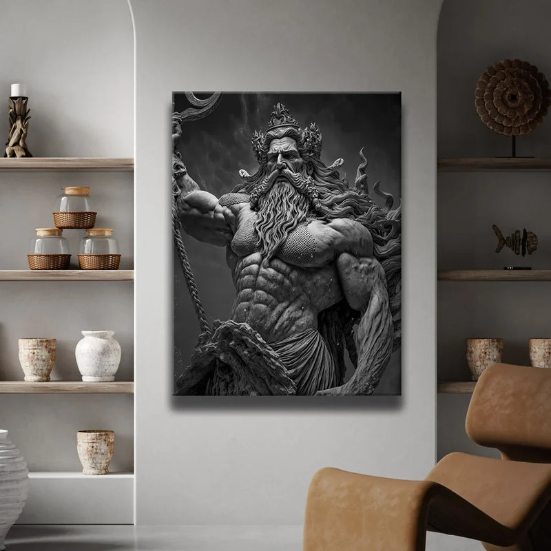 Poseidon - Black and White