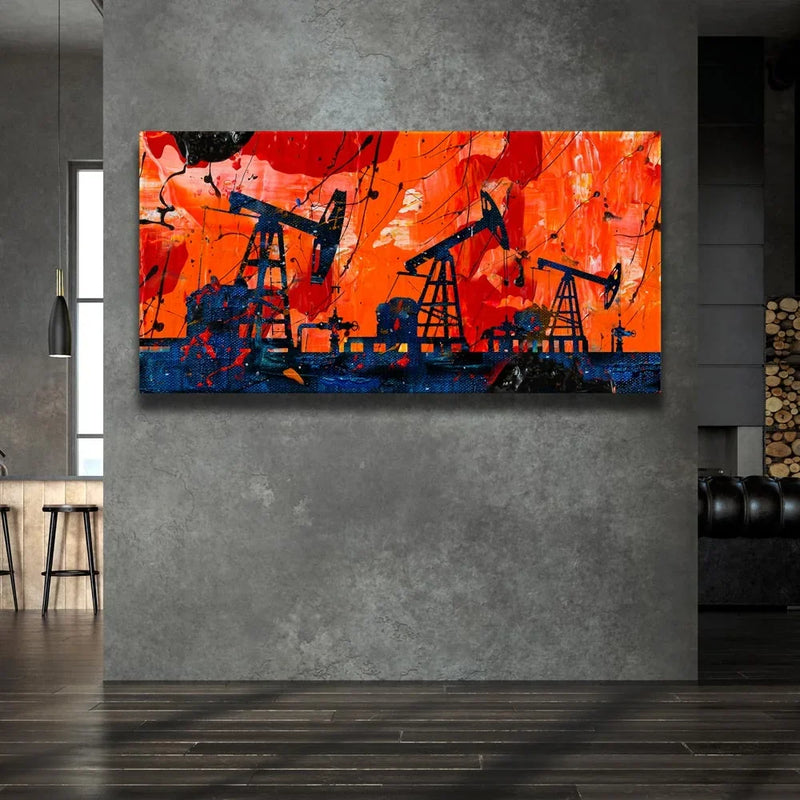 Pump Jack Landscape