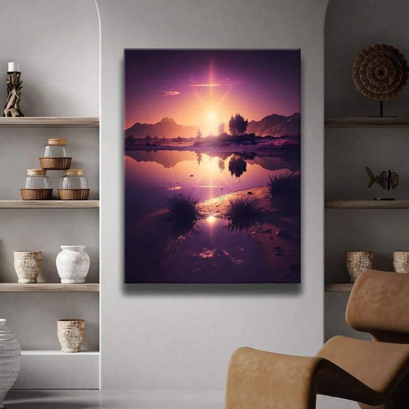 Purple Valley Sunset