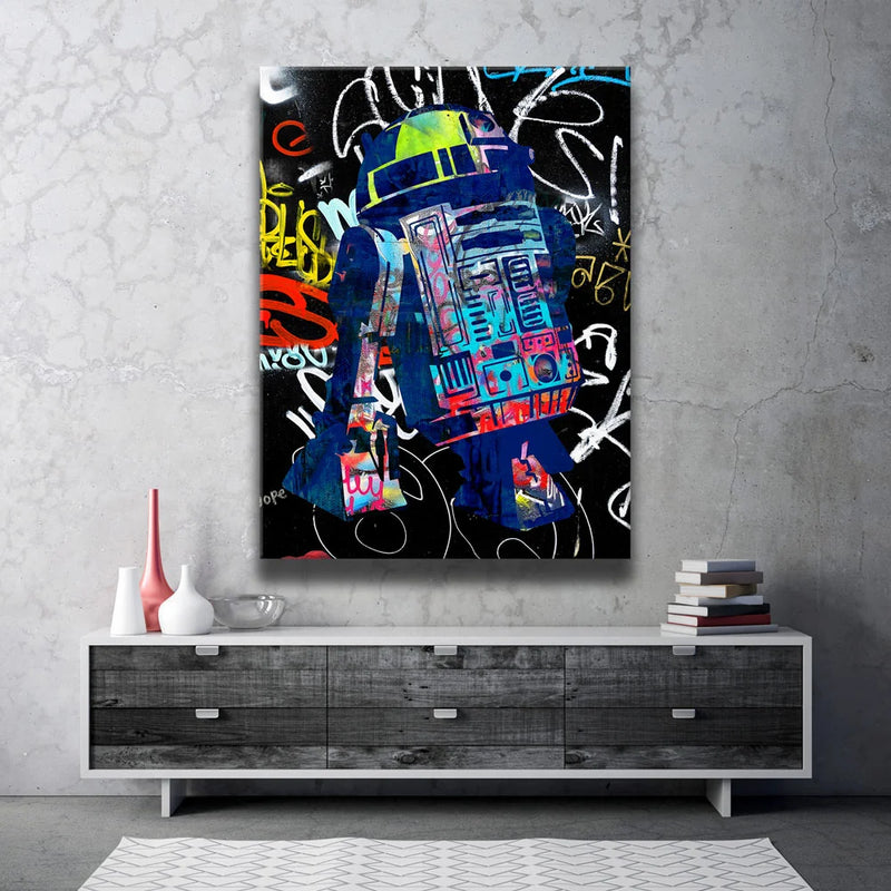 R2-D2 Graffiti Canvas Set