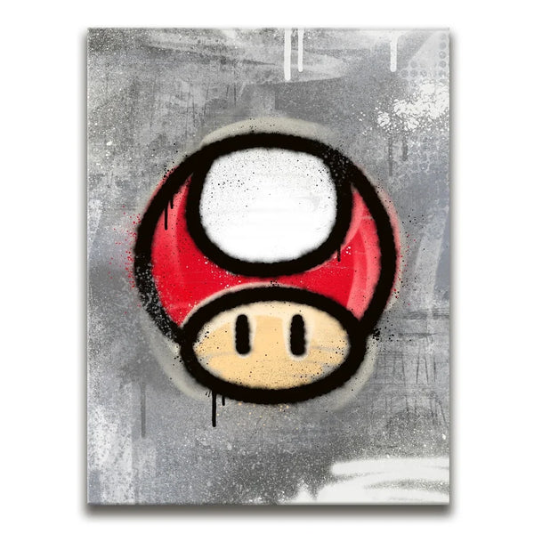 Red Mushroom - Graffiti