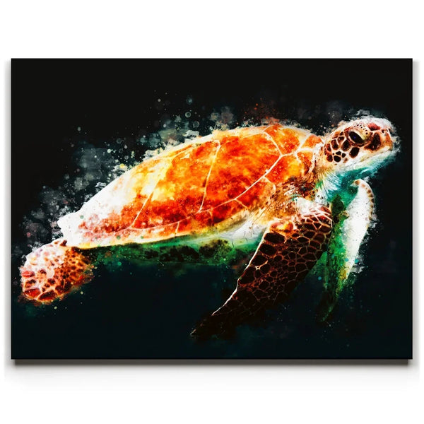 Sea Turtle - Watercolor