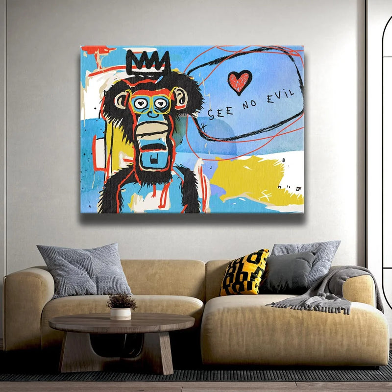 See No Evil - Basquiat Style