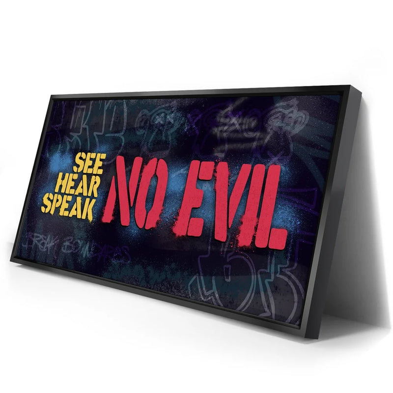 See, Hear, Speak No Evil - Graffiti