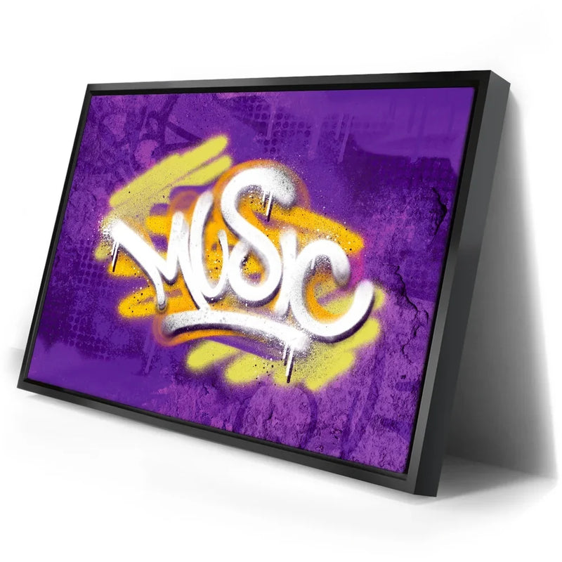 Street Music -Graffiti - Purple