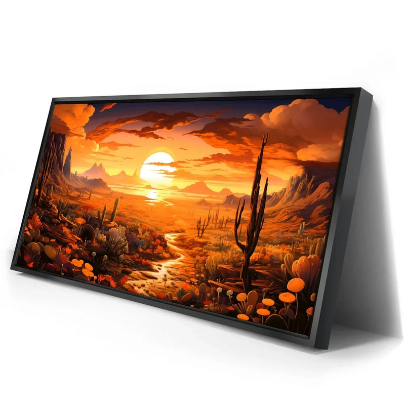 Surreal Desert Sunset