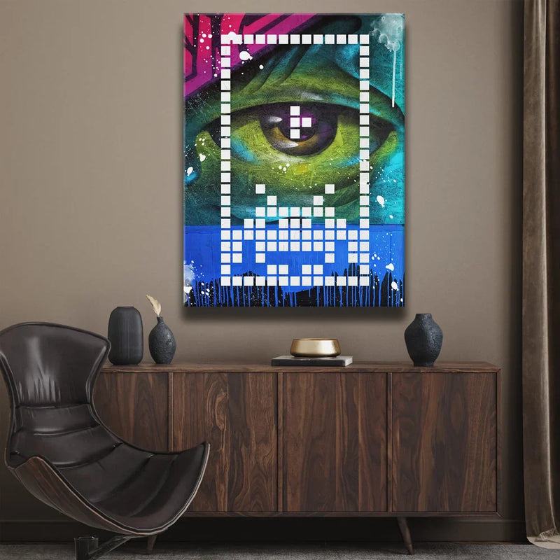 Tetris Invader Watchful Eye