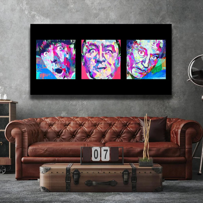 The Three Stooges Canvas Set