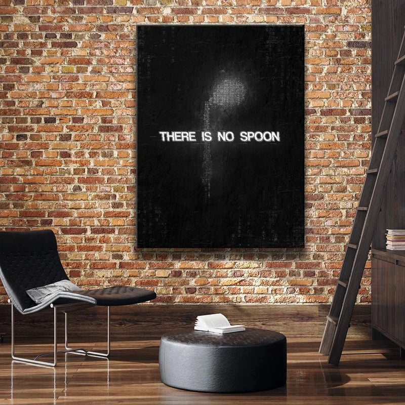 There Is No Spoon - Black & White