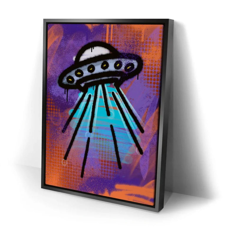 UFO - Electric Blue Beam - Graffiti