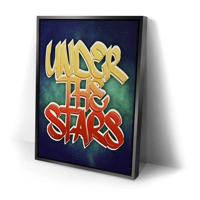 Under The Stars III - Calligraphy