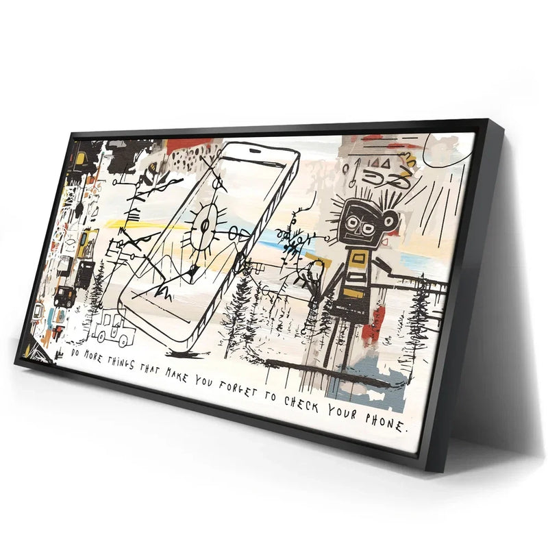 Unplug - Basquiat Inspired