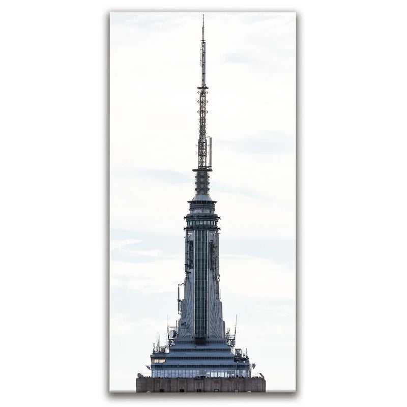 Vertical View Of The Top Empire State Building