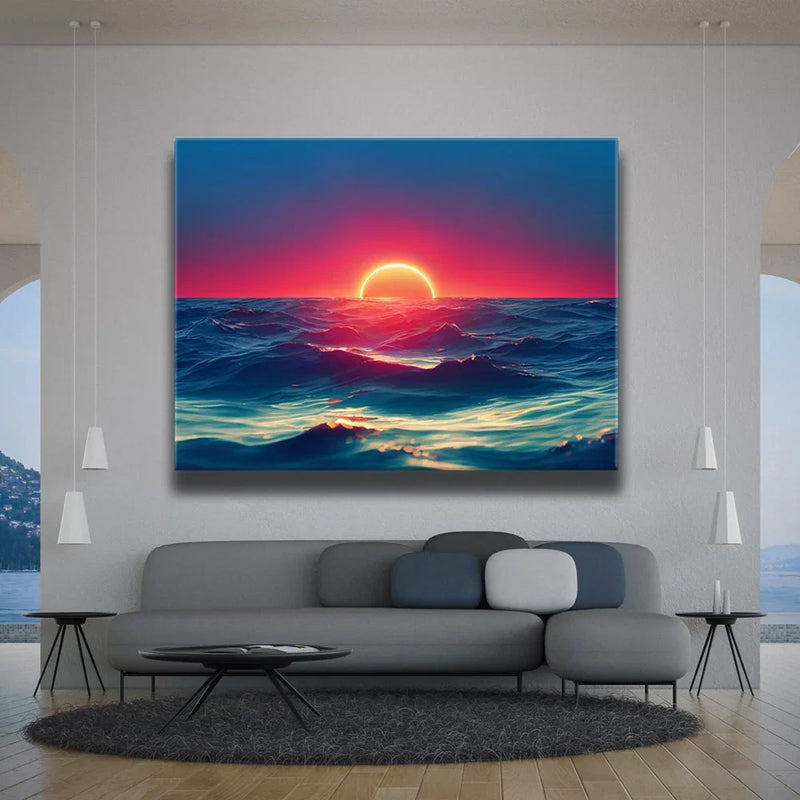 Vivid Ocean Sunset