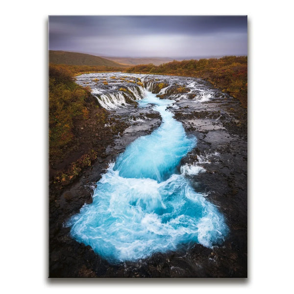 Waterfall - Bruarfoss, Iceland