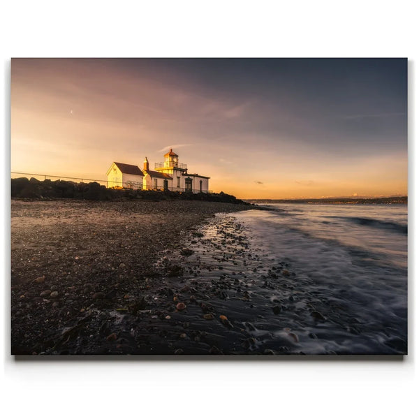 West Point Lighthouse Sunrise - Seattle Wa